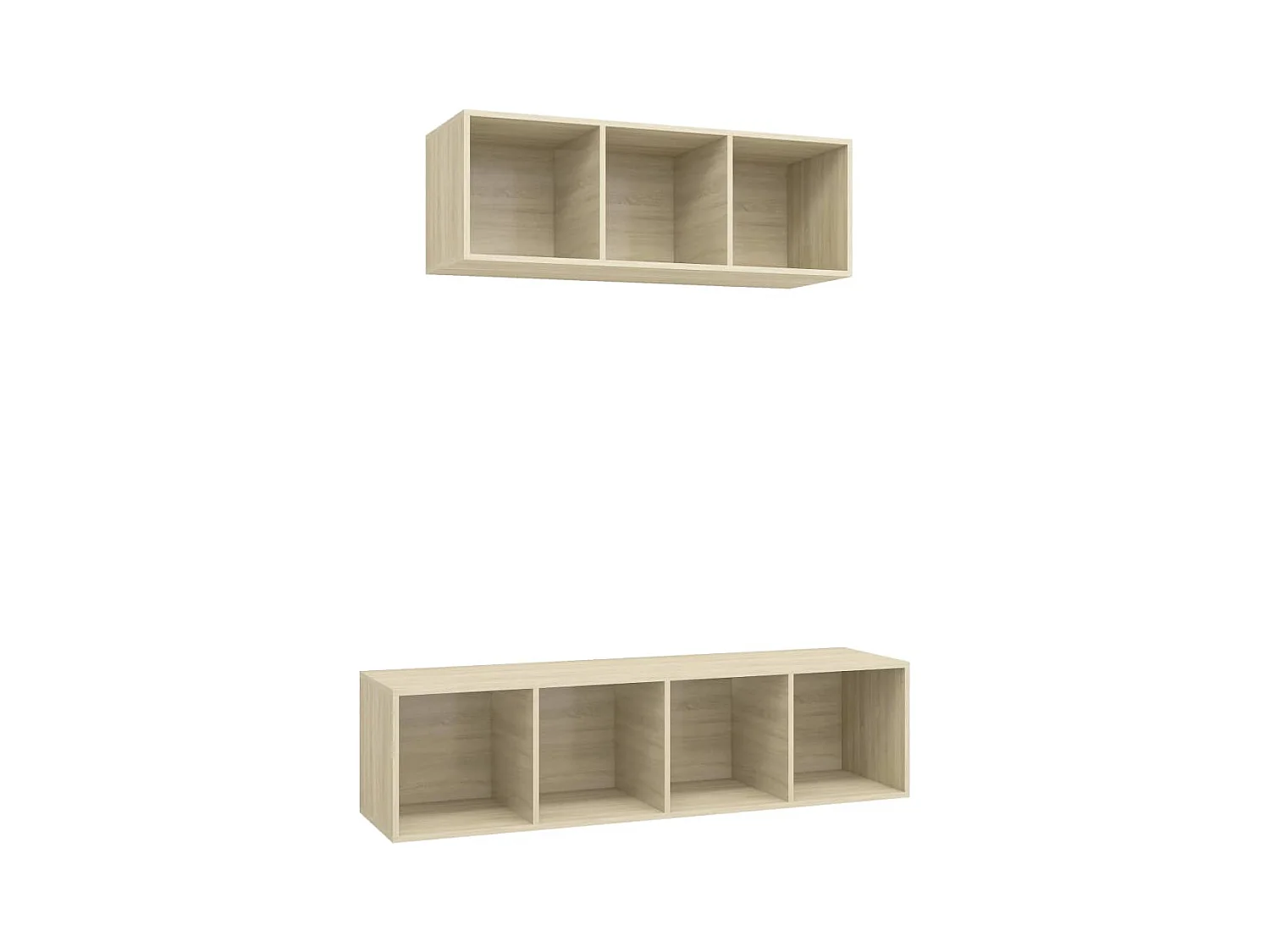 Odril  Ensemble de meubles TV 2 pcs Chêne sonoma Bois d'ingénierie