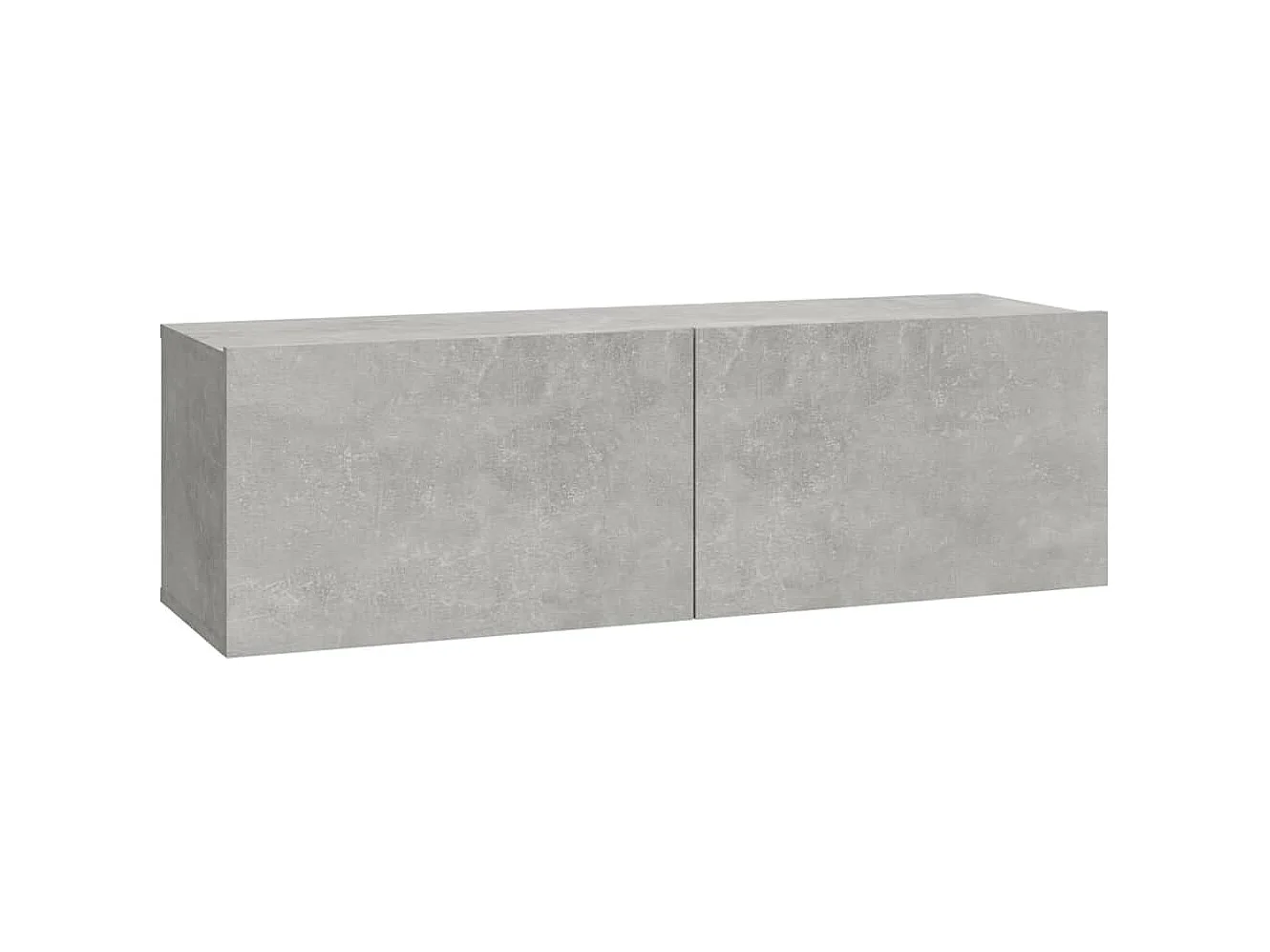 Garden Furniture -  Ensemble de meubles TV 5 pcs Gris béton Bois d'ingénierie