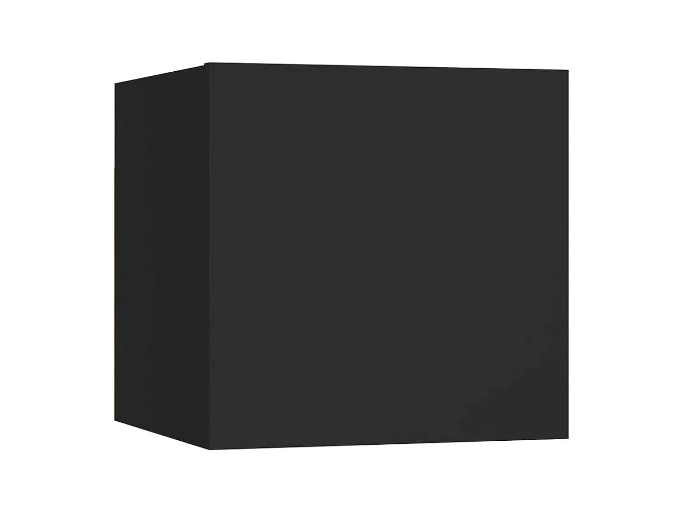 Hollola  Ensemble de meubles TV 6 pcs Noir Bois d'ingénierie