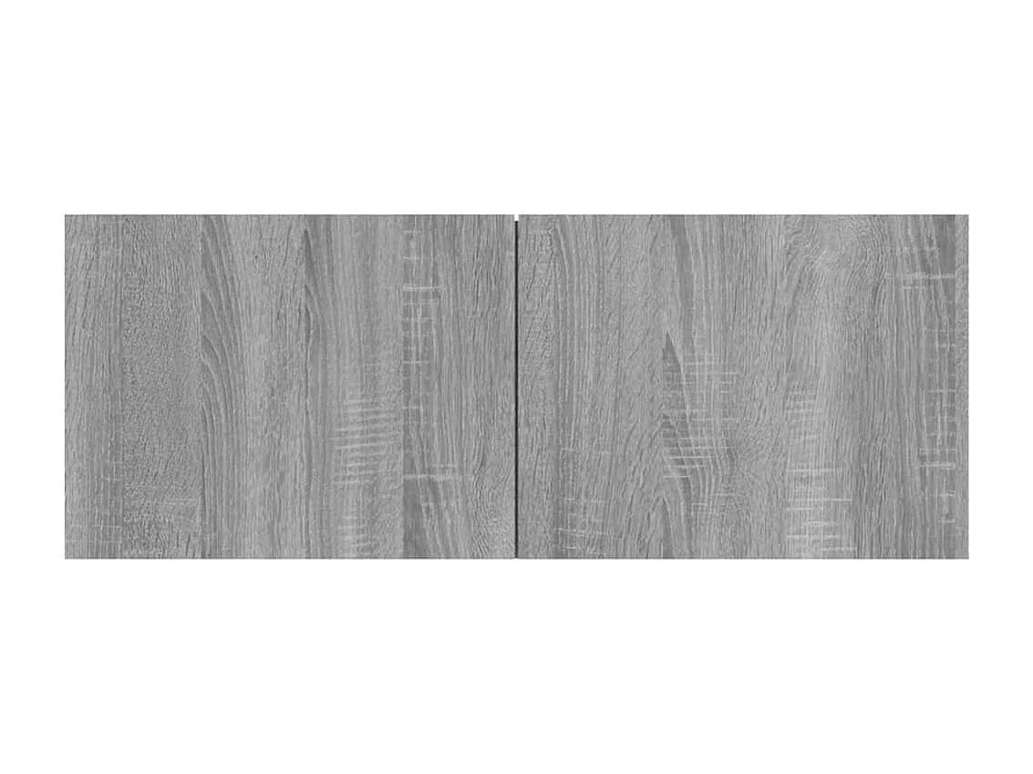 Evangelina  Ensemble de meubles TV 7 pcs Sonoma gris Bois d'ingénierie