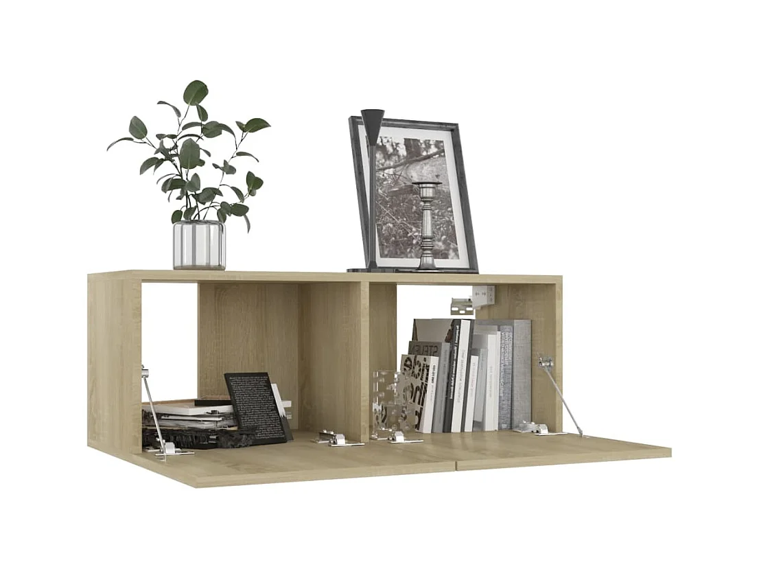 Daingean  Ensemble de meubles TV 5 pcs Chêne sonoma Bois d'ingénierie