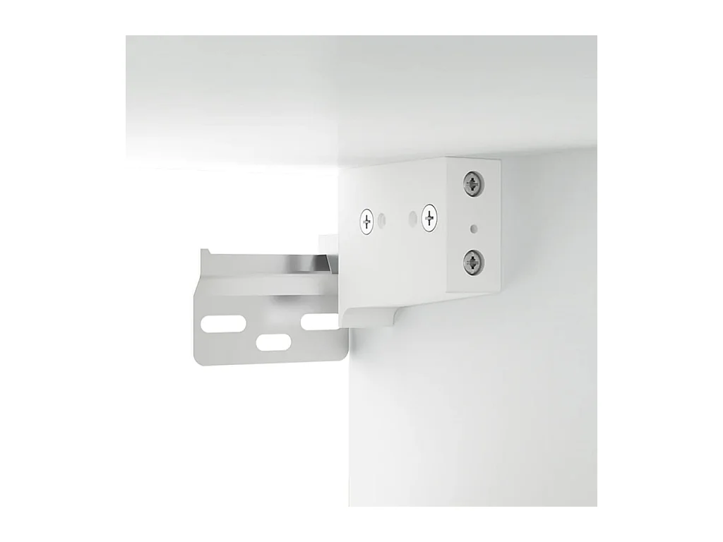 Azra  Ensemble de meubles TV 6 pcs Blanc Bois d'ingénierie