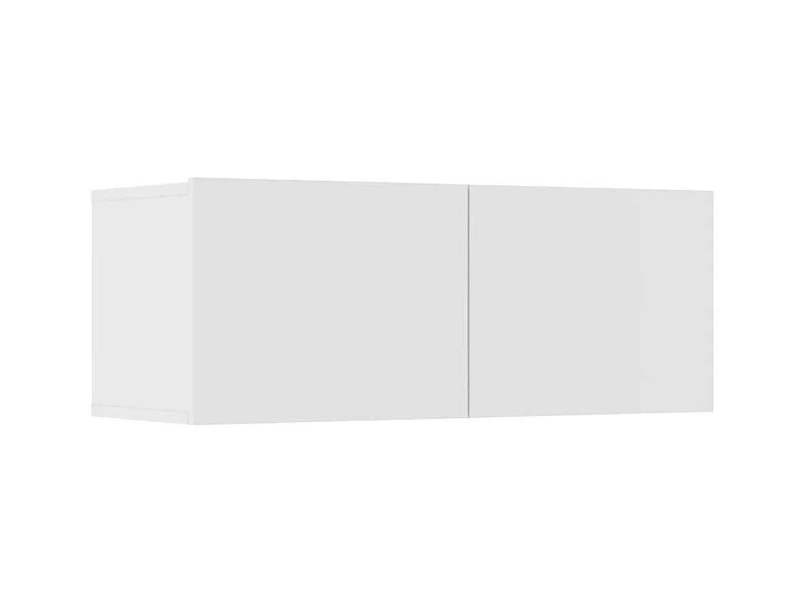 Azra  Ensemble de meubles TV 6 pcs Blanc Bois d'ingénierie