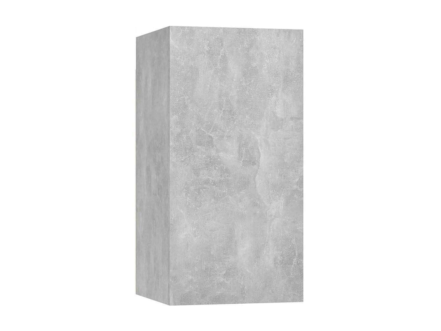 Manlio  Set de muebles de TV 6 pzas madera contrachapada gris hormigón