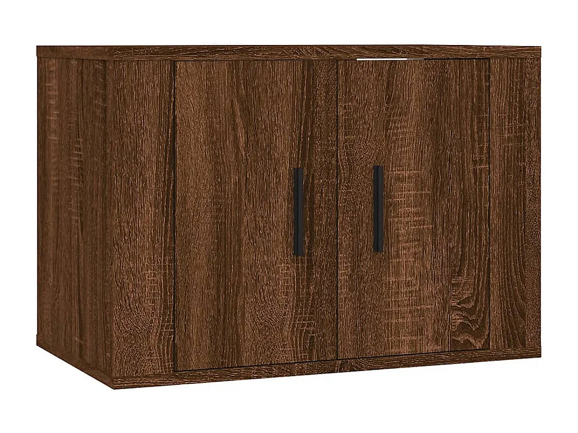 Eldor  Ensemble de meubles TV 4 pcs Chêne marron Bois d'ingénierie