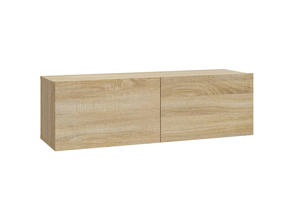 Juliette  Set de muebles para TV 6 pzas madera contrachapada roble sonoma