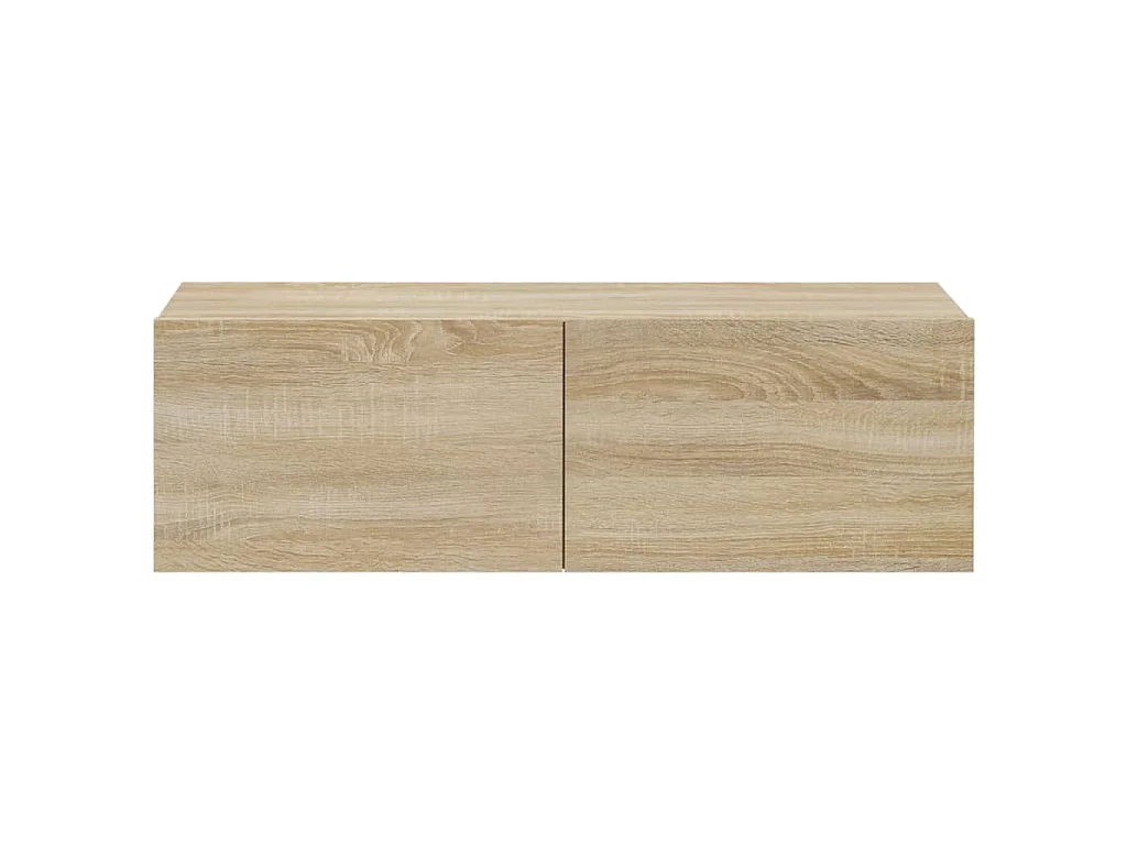 Juliette  Set de muebles para TV 6 pzas madera contrachapada roble sonoma