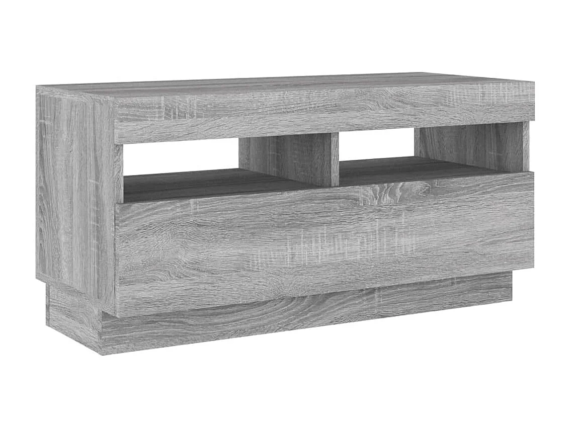 Bayside  Ensemble de meubles TV avec lumières LED 3 pcs Sonoma gris