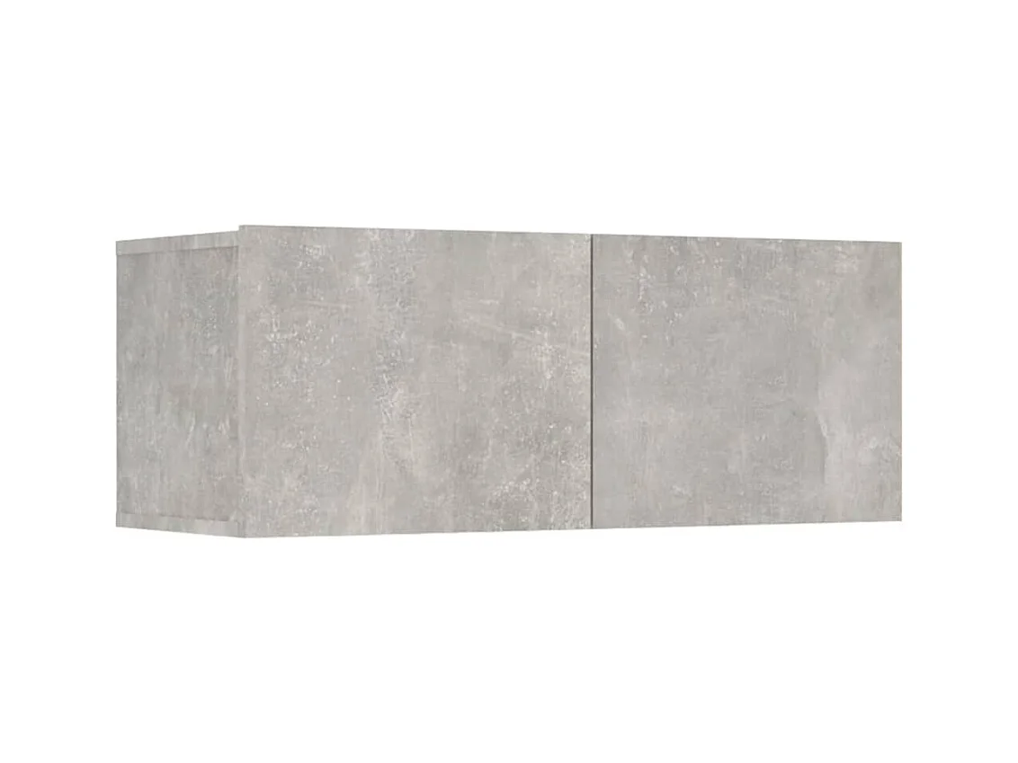 Canonsburg  Ensemble de meubles TV 7 pcs Gris béton Bois d'ingénierie