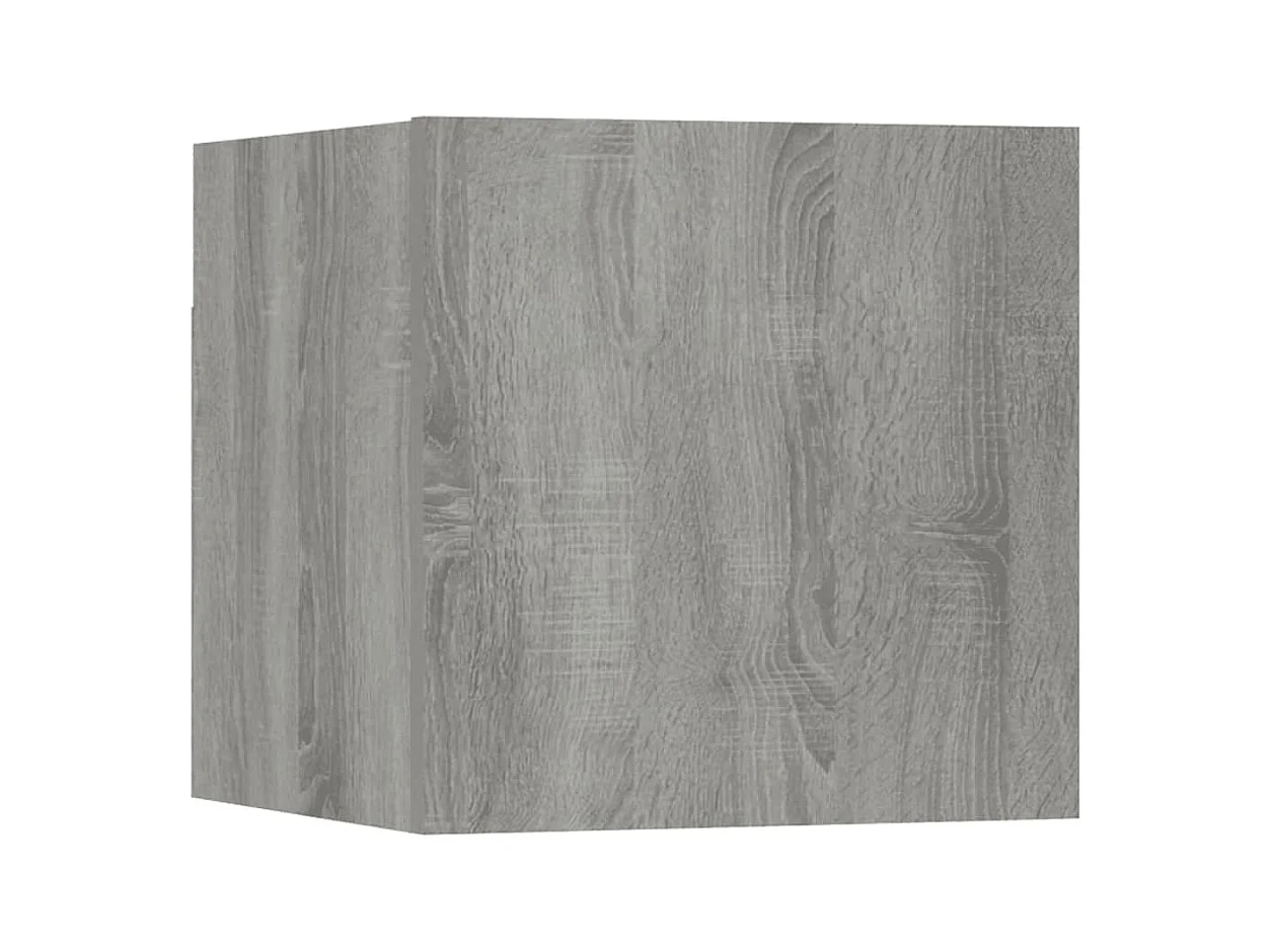 Doolin  Ensemble de meubles TV 8 pcs Sonoma gris Bois d'ingénierie