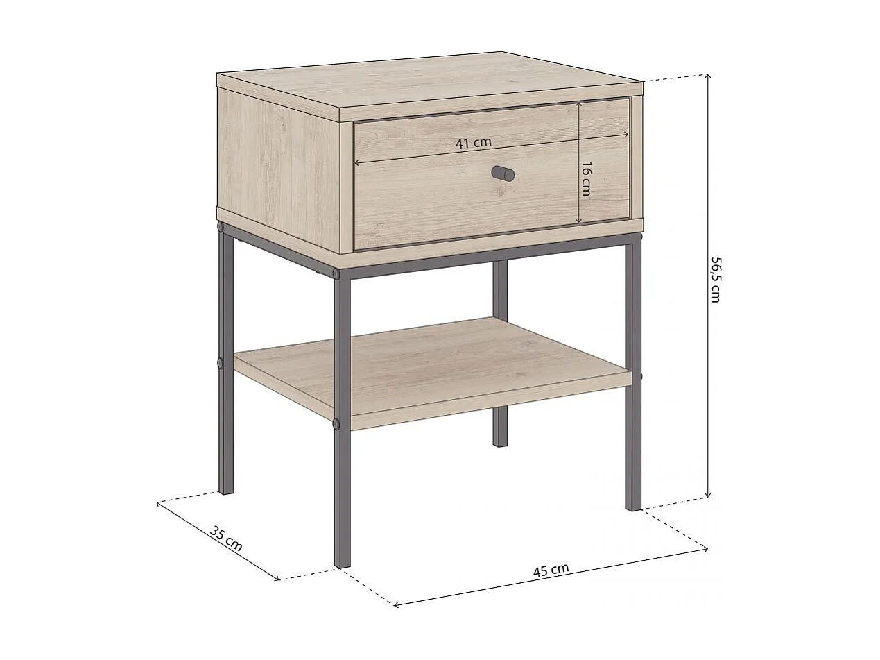 Mesa de cabeceira Svala