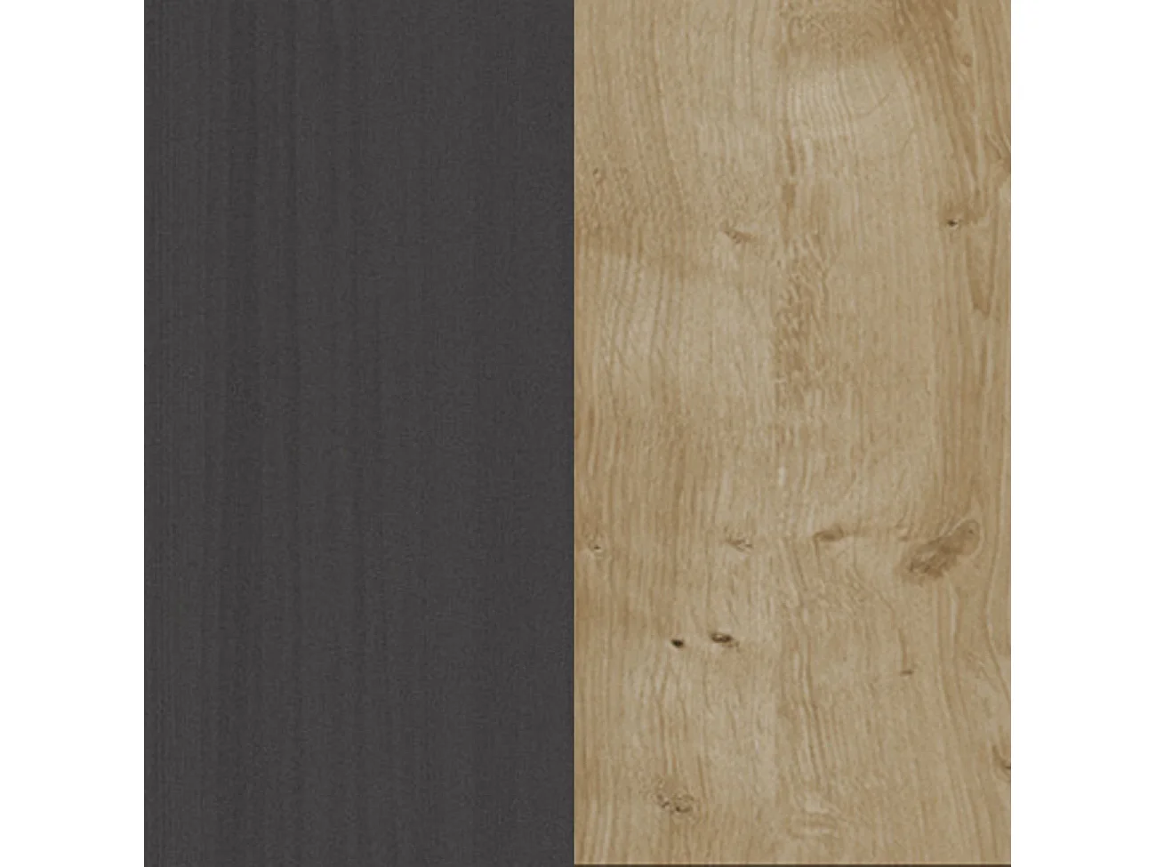 Mesita de noche Brik Roble Negro