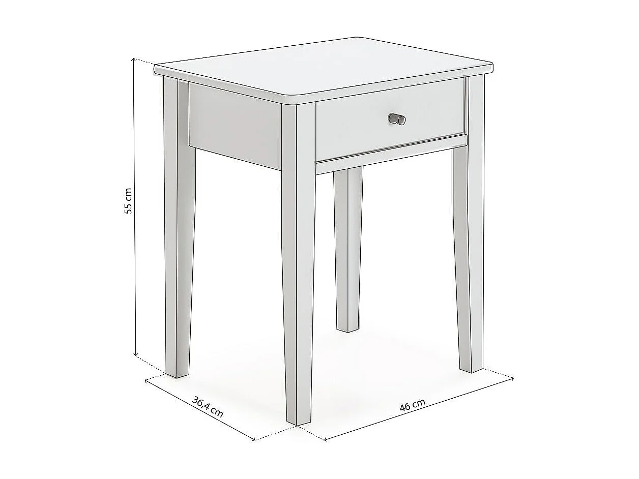 Mesa de cabeceira Vika