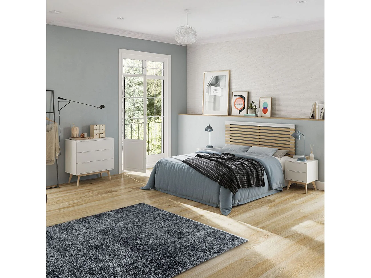 Mesa de cabeceira Numa 2 gaveta