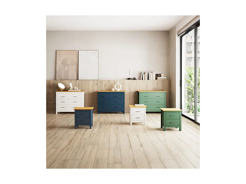 Cómoda Eira Blue Ocean - Oak