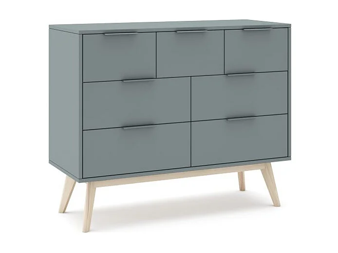 Cómoda Numa Verde Salvia - Oak Soft