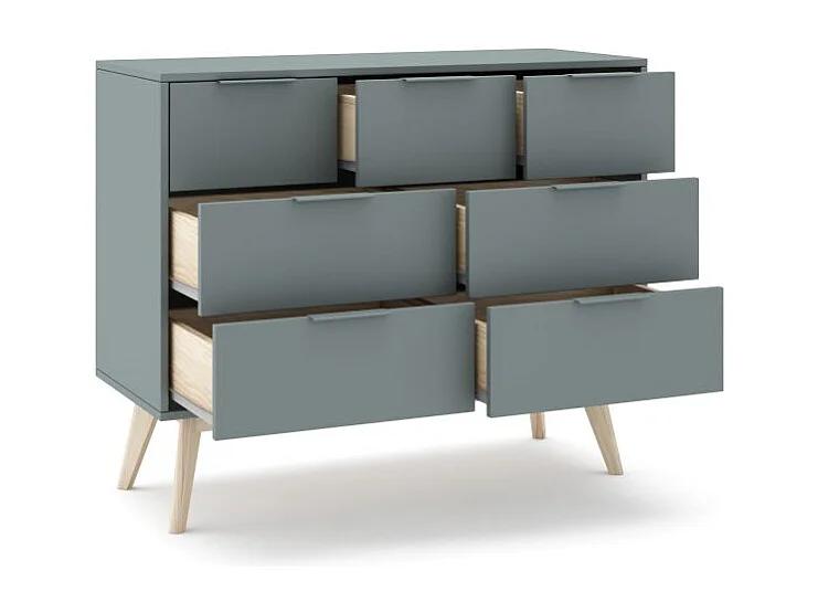 Cómoda Numa Verde Salvia - Oak Soft