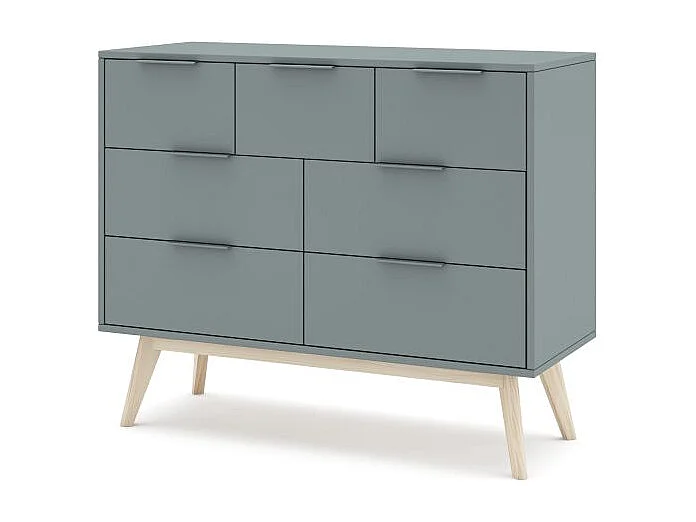 Cómoda Numa Verde Salvia - Oak Soft