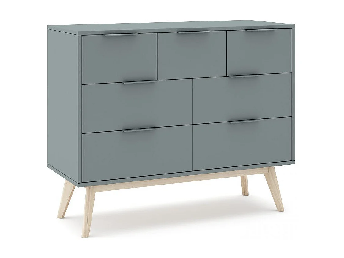 Cómoda Numa Verde Salvia - Oak Soft