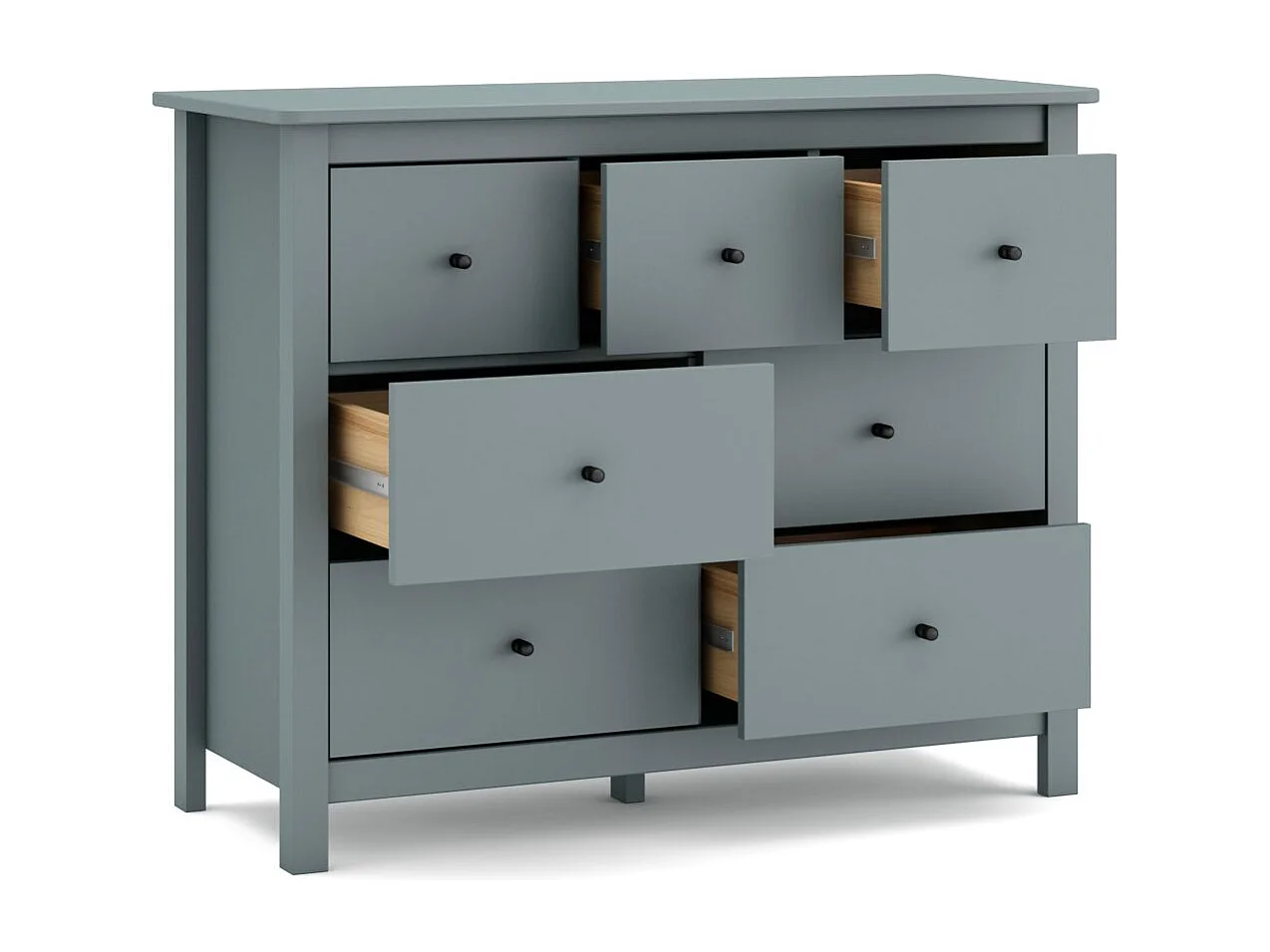 Cómoda Sail 7 cajones Verde Salvia