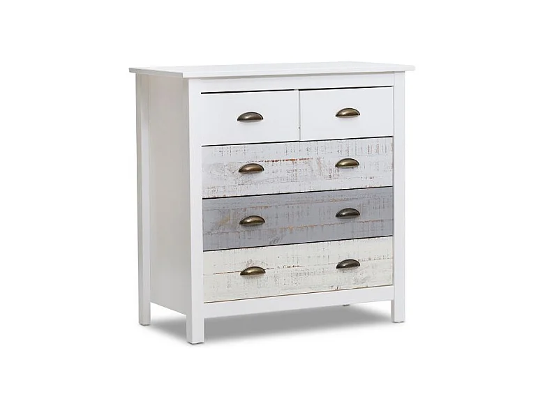 Cómoda Ocean 5 cajones Blanco - Vintage Colors