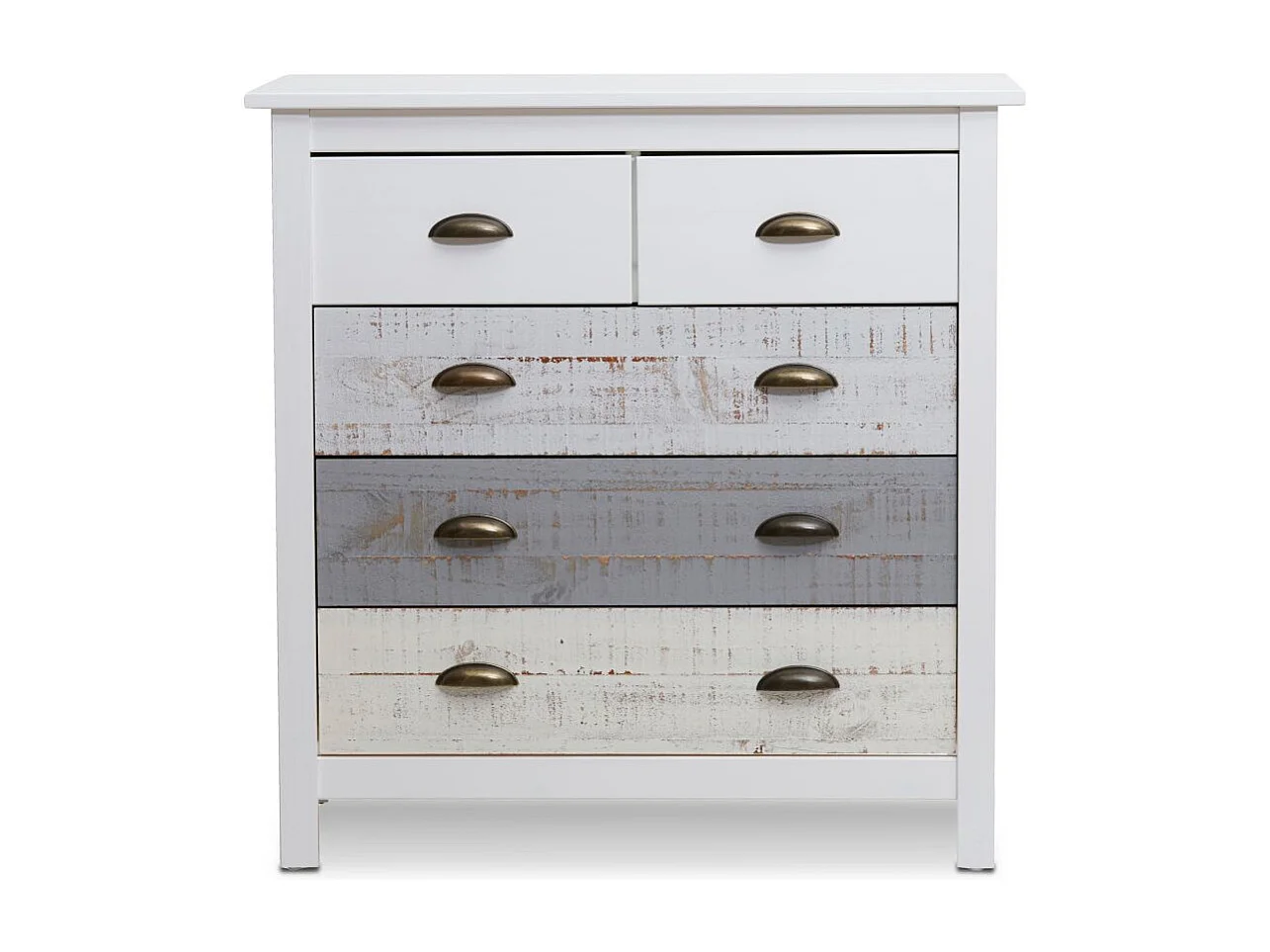 Cómoda Ocean 5 cajones Blanco - Vintage Color