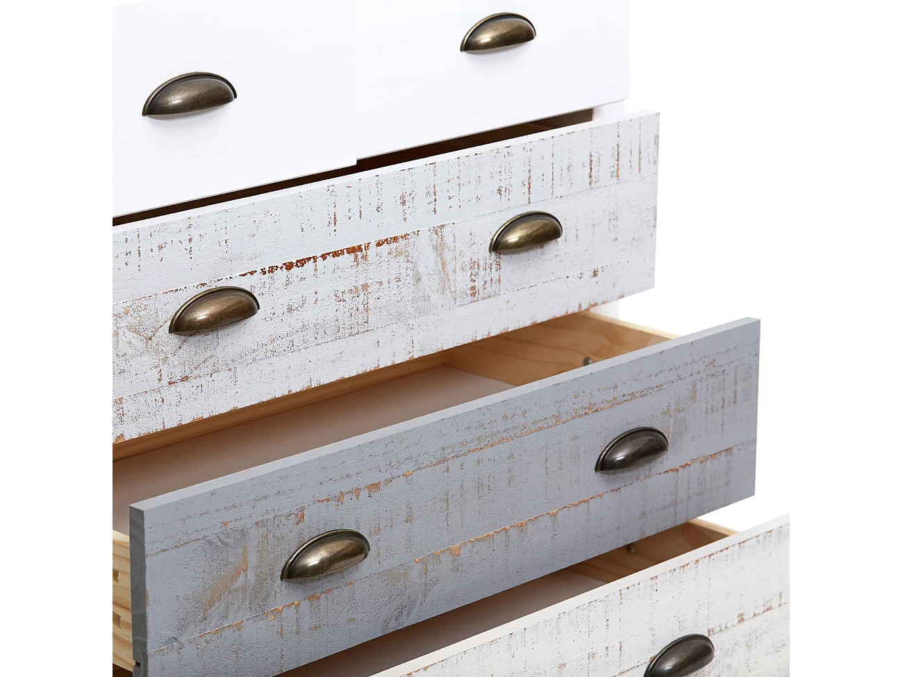 Cómoda Ocean 5 cajones Blanco - Vintage Color