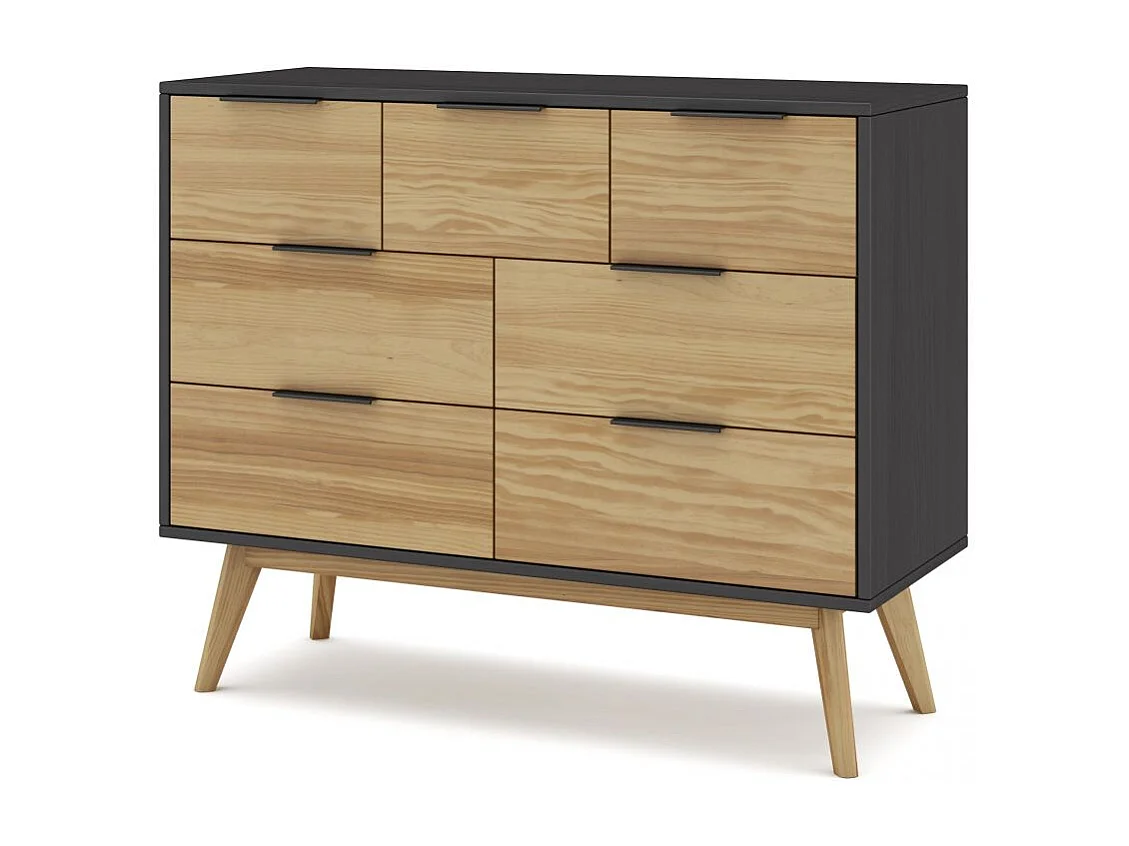 Cómoda Numa Gris Alpino - Oak