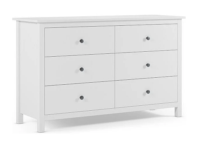 Cómoda Bay 6 cajones Blanco