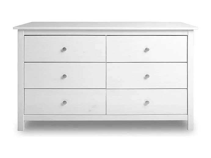 Cómoda Bay 6 cajones Blanco