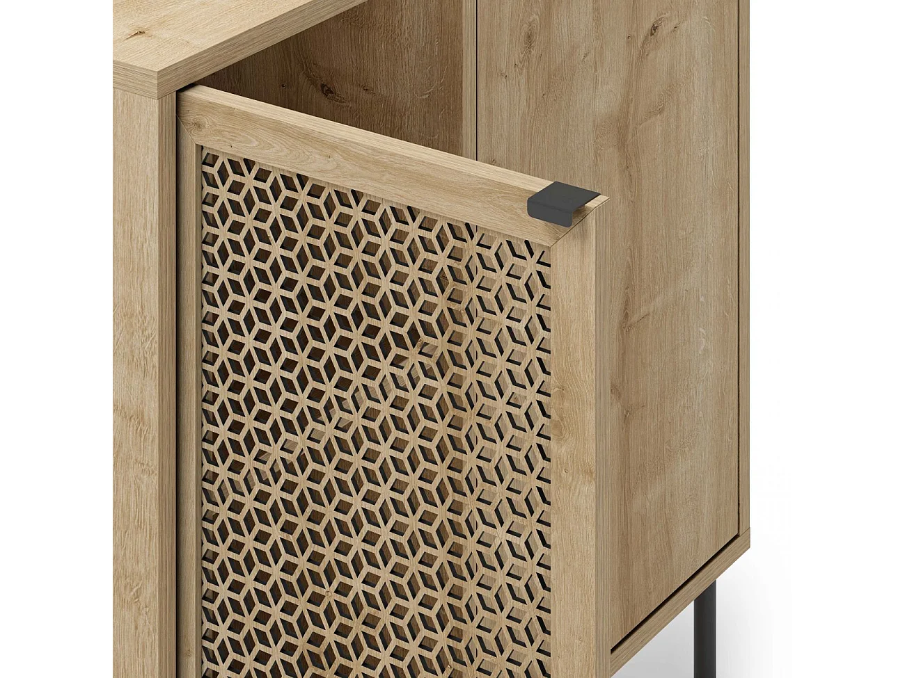 Cómoda Koivu Roble Negro