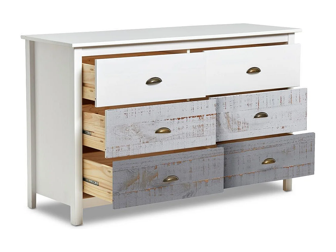 Cómoda Ocean 6 gaveta