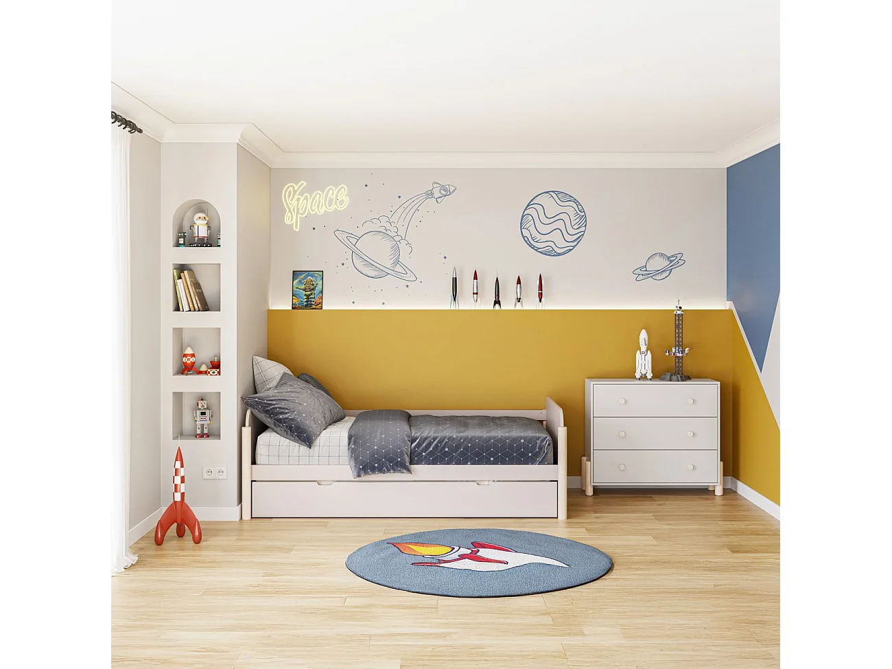 Cómoda Misty Dawn Beige - Oak Soft