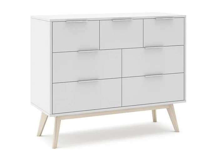 Cómoda Numa Blanco - Oak Soft