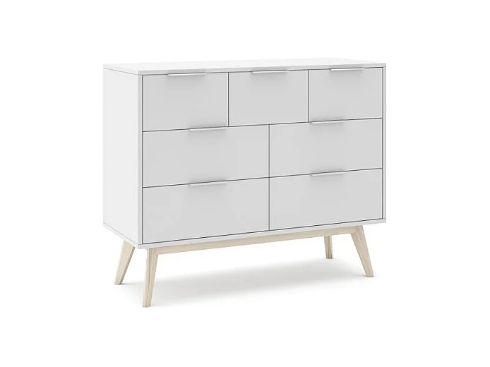 Cómoda Numa Blanco - Oak Soft