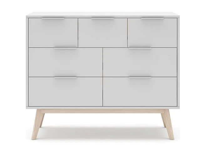 Cómoda Numa Blanco - Oak Soft