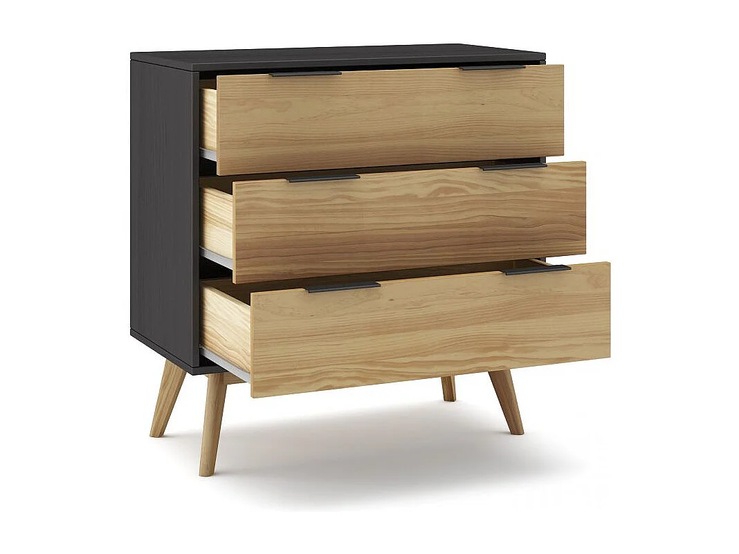 Cómoda Numa Gris Alpino - Oak