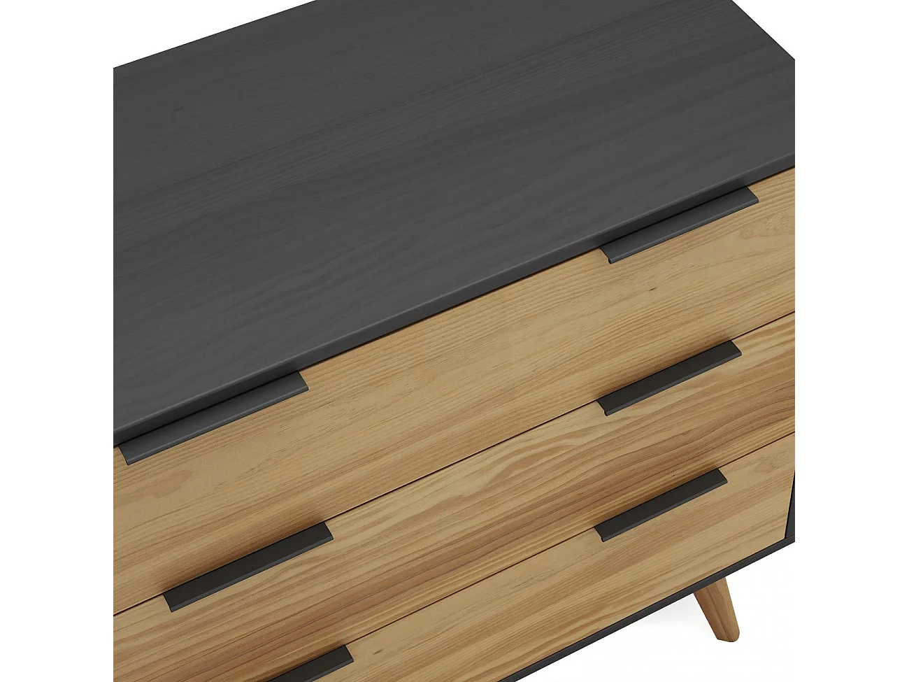 Cómoda Numa Gris Alpino - Oak