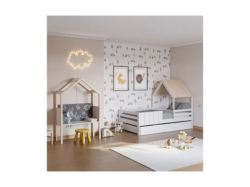 Cama cabaña Koti Blanco - Oak