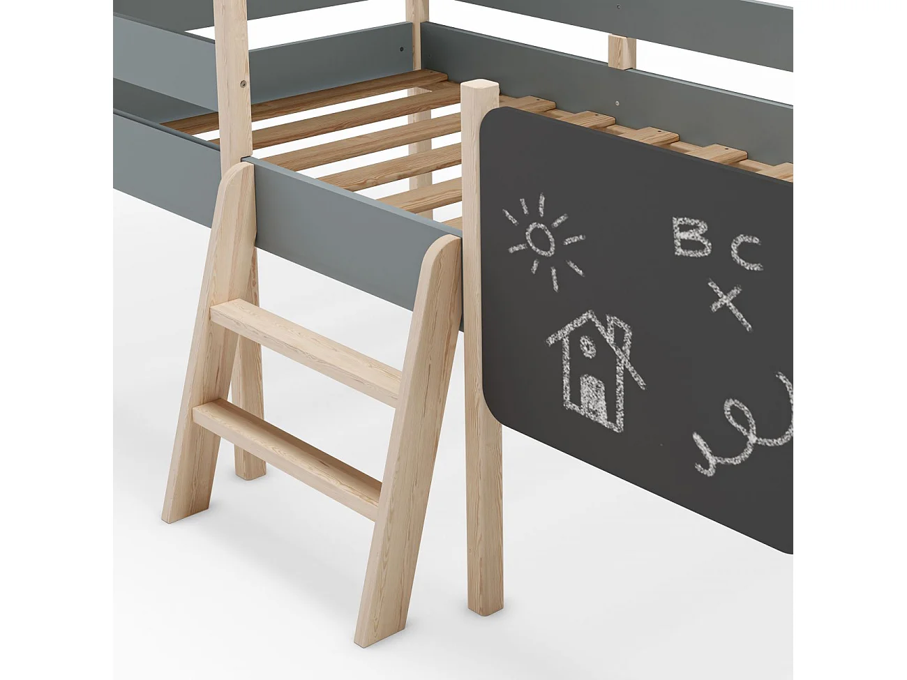 Cama cabaña Mokibed Verde Salvia - Oak Soft