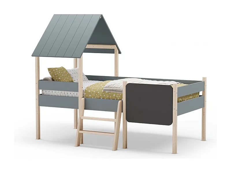 Cama cabaña Mokibed Verde Salvia - Oak Soft