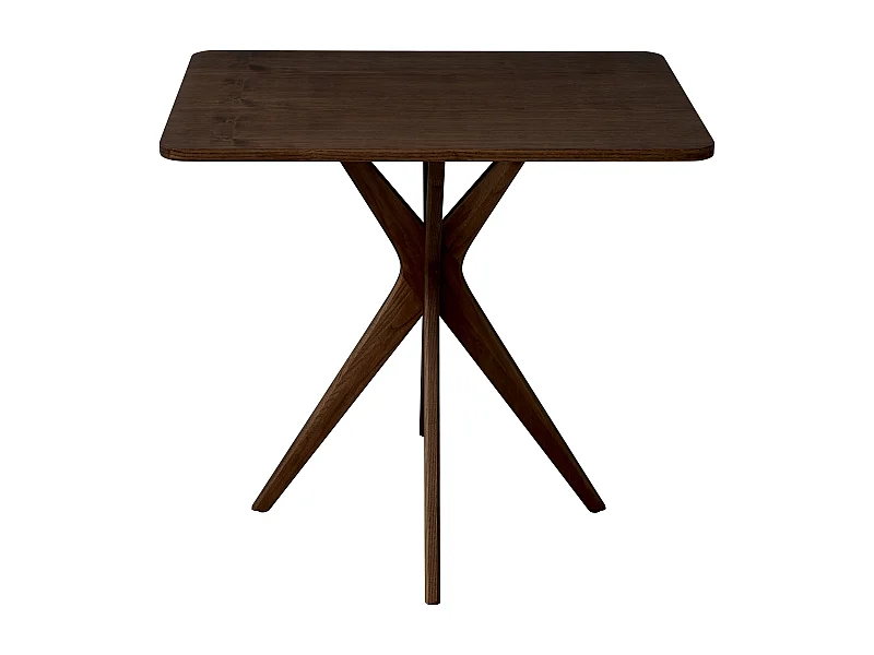 Kleiner rechteckinger Esstisch Jubi 55x80cm Nussbaum