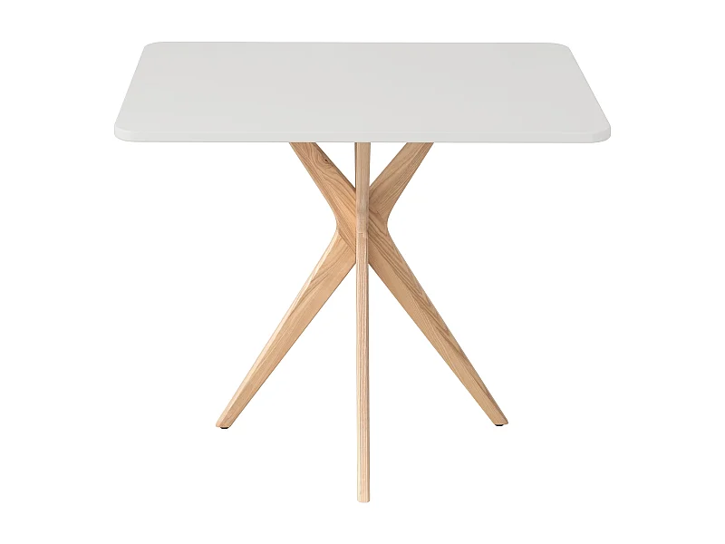 Kleiner rechteckinger Esstisch Jubi 55x80cm Perlgrau