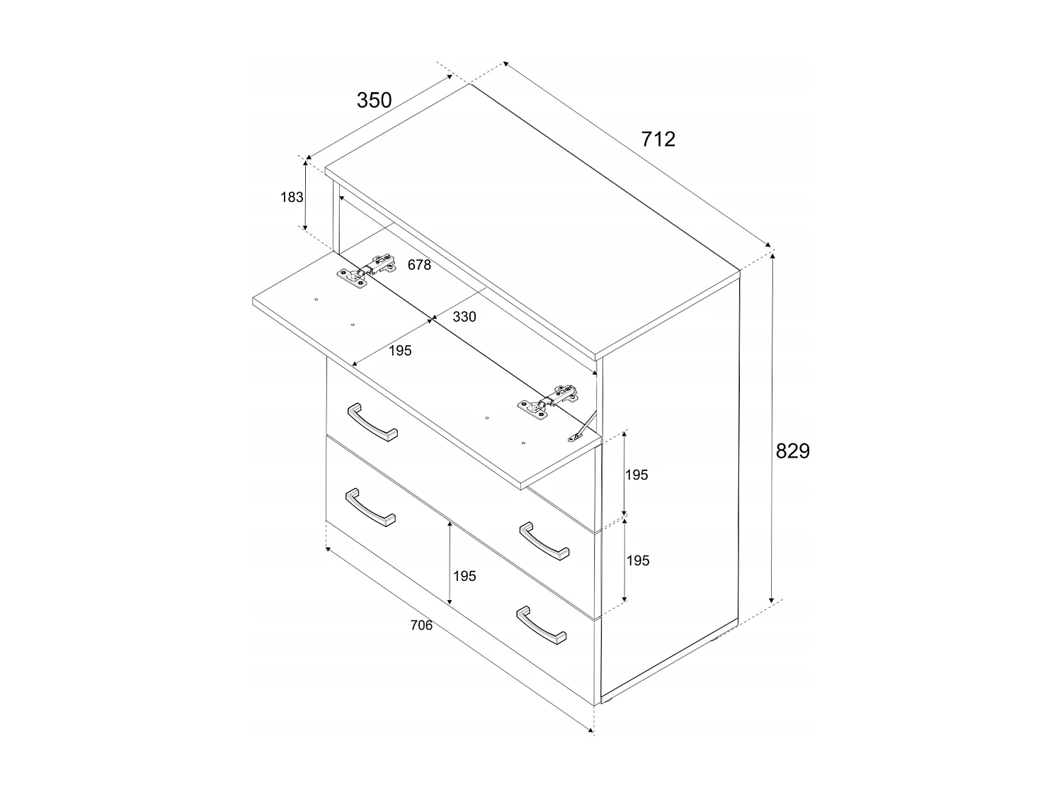 Armoire à chaussures en chêne sonoma 71x82,9x35 cm – meuble de rangement avec 4 étagères