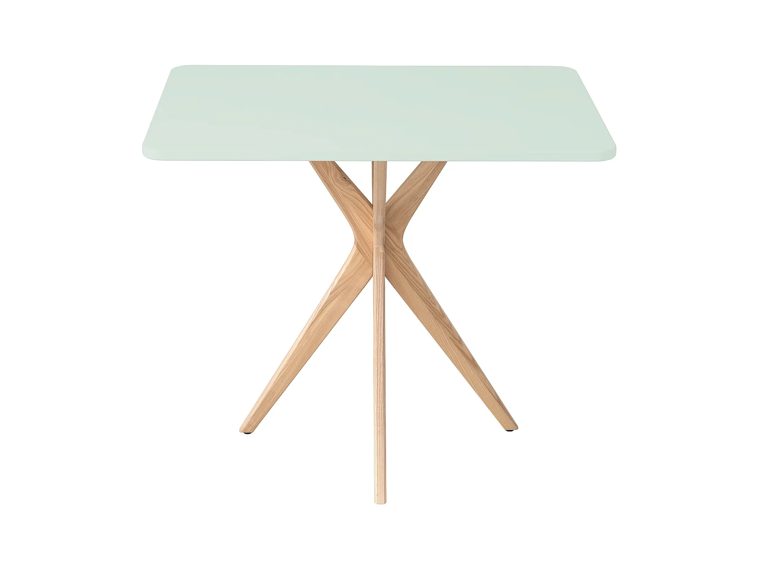 Petite table à manger rectangulaire Jubi 55x80cm Menthe Éphémère