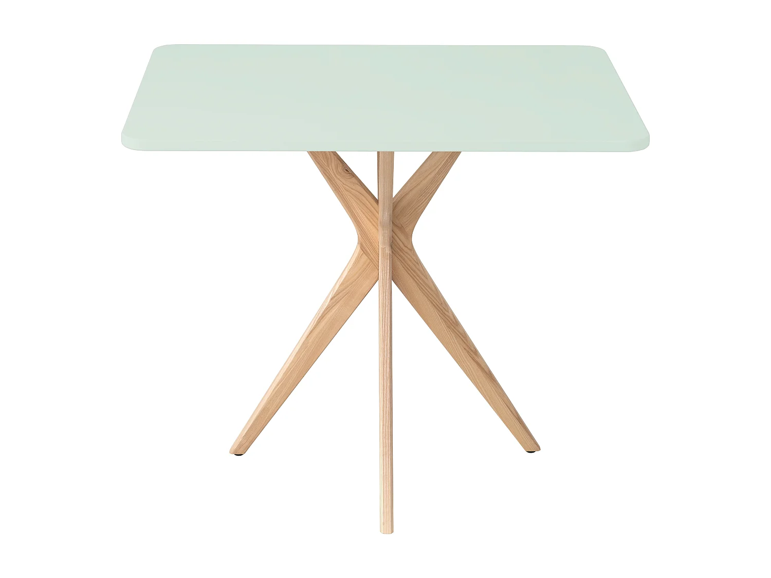 Petite table à manger rectangulaire Jubi 55x80cm Menthe Éphémère