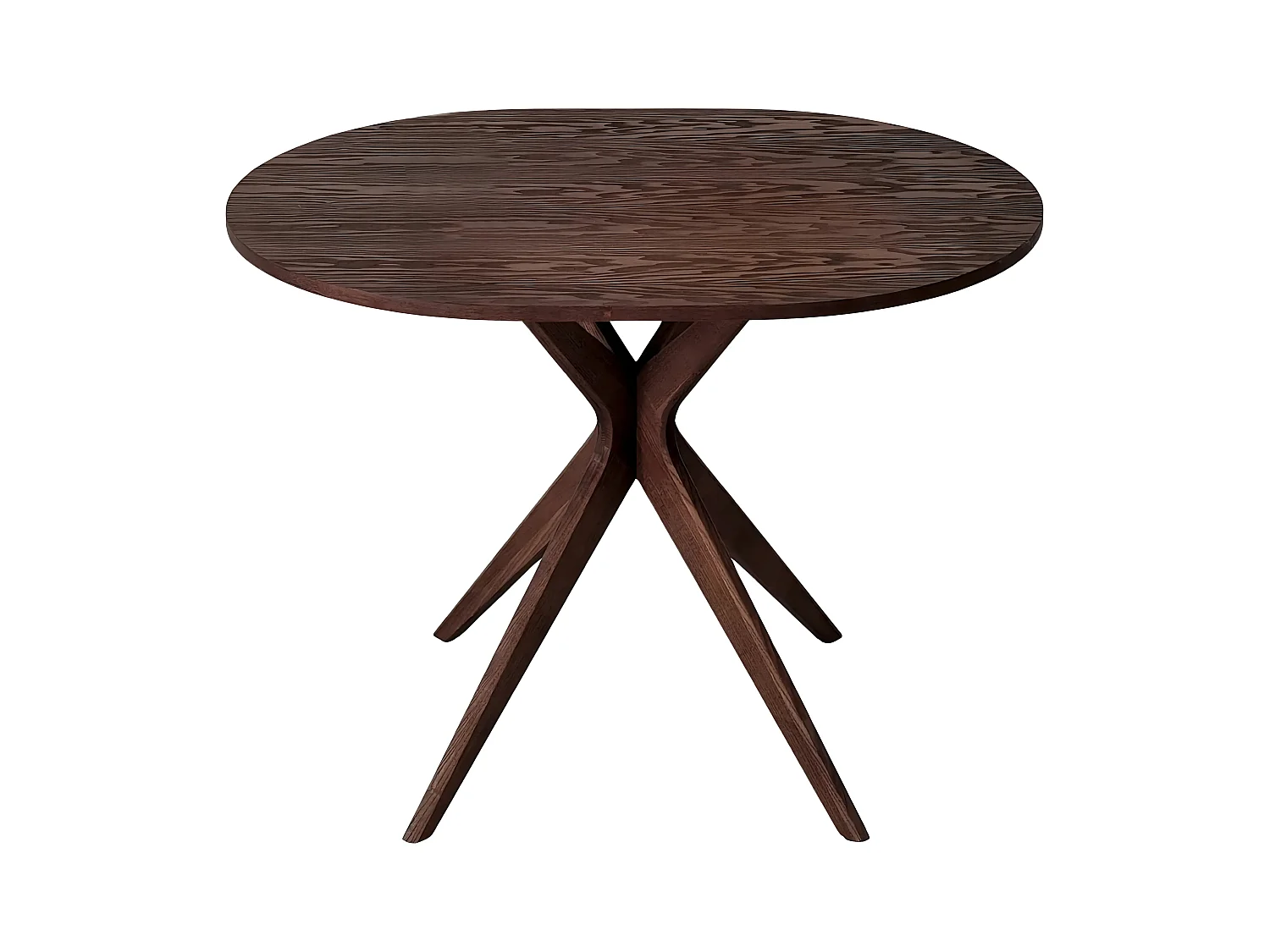 Table à manger ovale 75x100cm Jubi Noyer