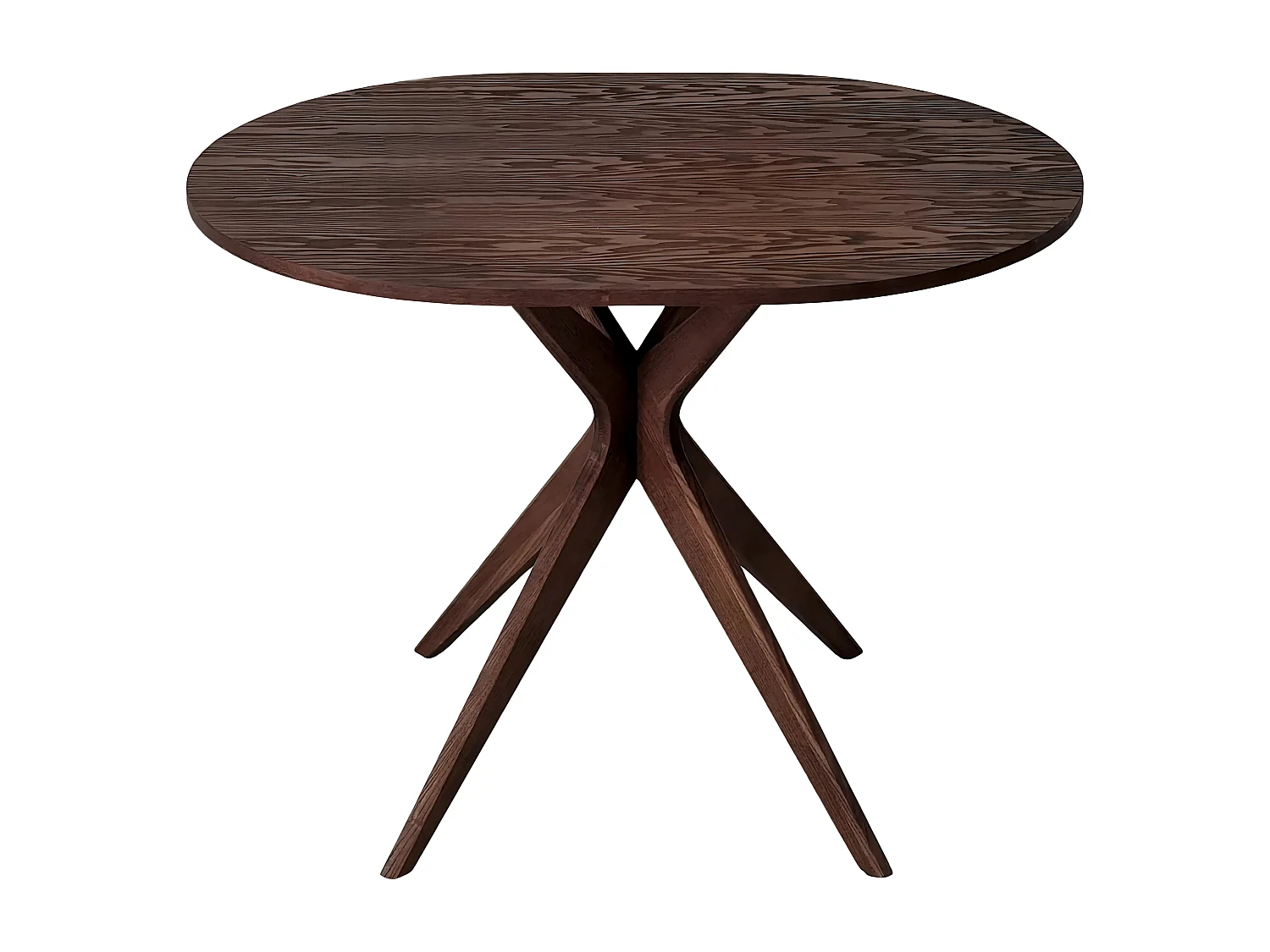 Mesa de comedor ovalada 75x100cm Jubi Nogal