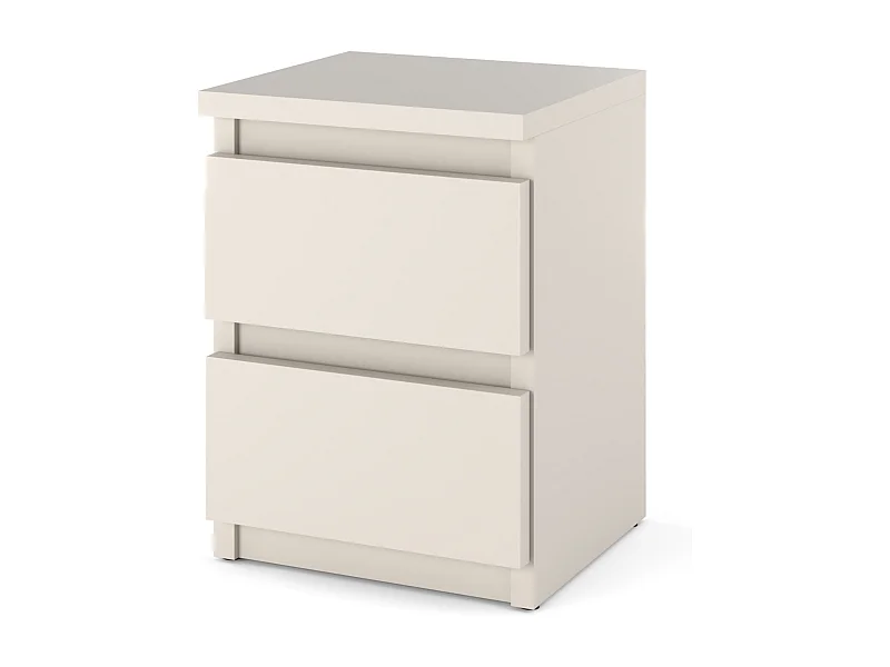 Table de chevet Cachemire  30x30x42CM 2 tiroirs-meuble de nuit pour chambre à coucher