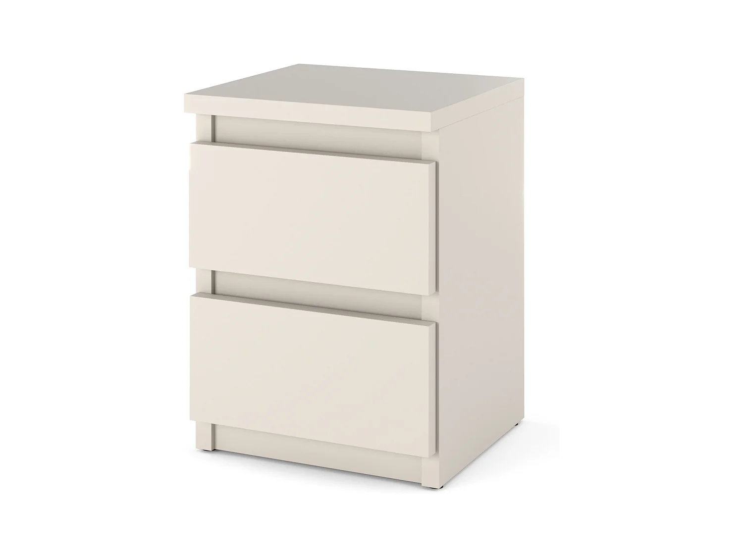 Table de chevet Cachemire  30x30x42CM 2 tiroirs-meuble de nuit pour chambre à coucher